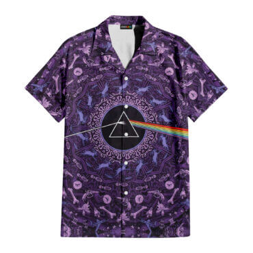 Album Icon The Wall DSOTM Pink Floyd Tropical Plants Hawaiian Shirt