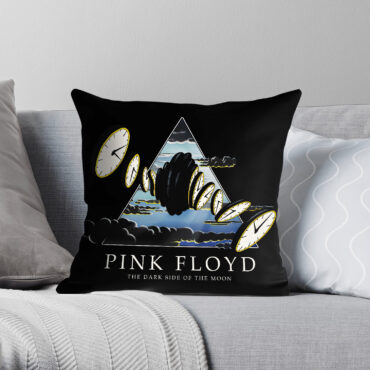 Pink Floyd The Dark Side of The Moon 50th Melting Clocks Cushion Pillow