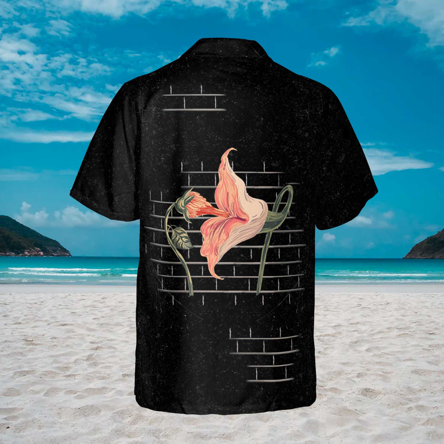 pink floyd flower shirt
