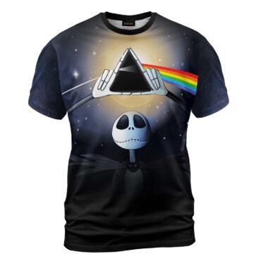 The Dream Is Gone Dark Side Of The Moon Jack Skellington Pink Floyd Shirt