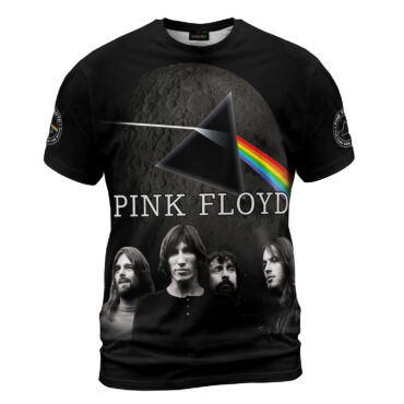 Dark Side Of The Moon Pink Floyd Band On The Moon Shirt
