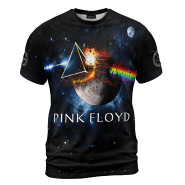 Dark Side Of The Moon Universe Galaxy Pink Floyd Shirt