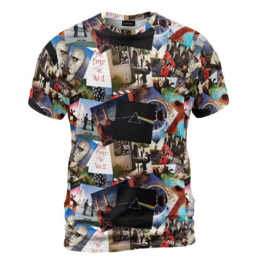 Pink Floyd Album Art Collage Covers Shirt