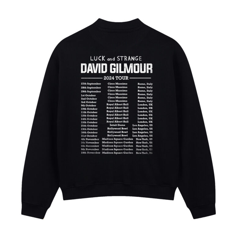 正規 David Gilmour Tシャツ 2024 Pink Floyd Luck And Strange Tour 2024 David Gilmour Pink Floyd Shirt