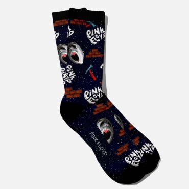 The Wall Screaming Face Hammer Art Pink Floyd Socks