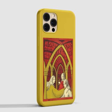 Pink Floyd 1967 Concert Psychedelic Art Teacher Nouveau Style Phone Case