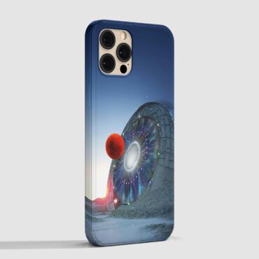 Pulse Red Moon The Sea Phone Case