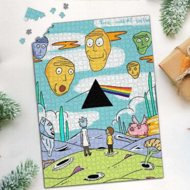 Rick and Morty x Dark Side Of The Moon Puzzle