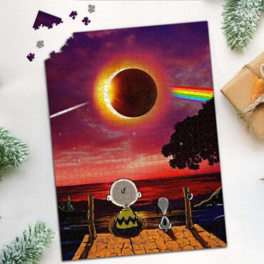 Snoopy Dark Side Of The Moon Eclipse Puzzle