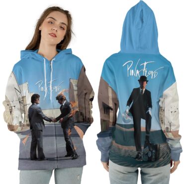 Desert Man in Bowler And HandShake WYWH Pink Floyd Shirt