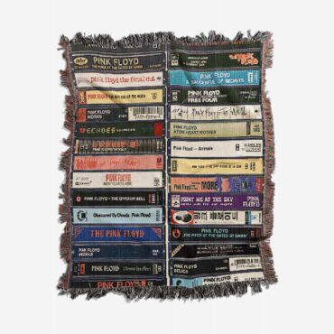 34 Album Cassette Pink Floyd Woven Blanket