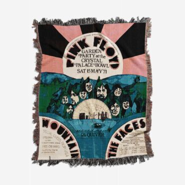 Garden Party At The Crystal Palace Bowl 1971 Woven Blanket