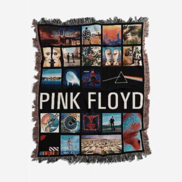 Pink Floyd Discography Collection Woven Blanket