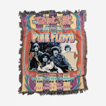 Pink Floyd The Whisky A Go Go 1967 Woven Blanket