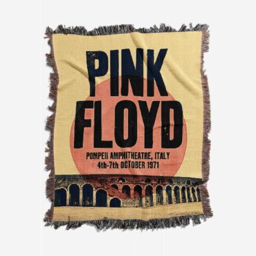 Pompeii Amphitheatre Italy 1971 Woven Blanket