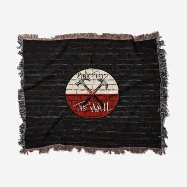 The Wall Emblem on Brick Background Woven Blanket