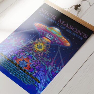 Nick Mason Saucerful of Secrets Australian Tour 2023 Poster