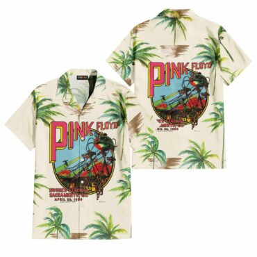 Pink Floyd Hughes Stadium Sacramento Hawaiian Shirt