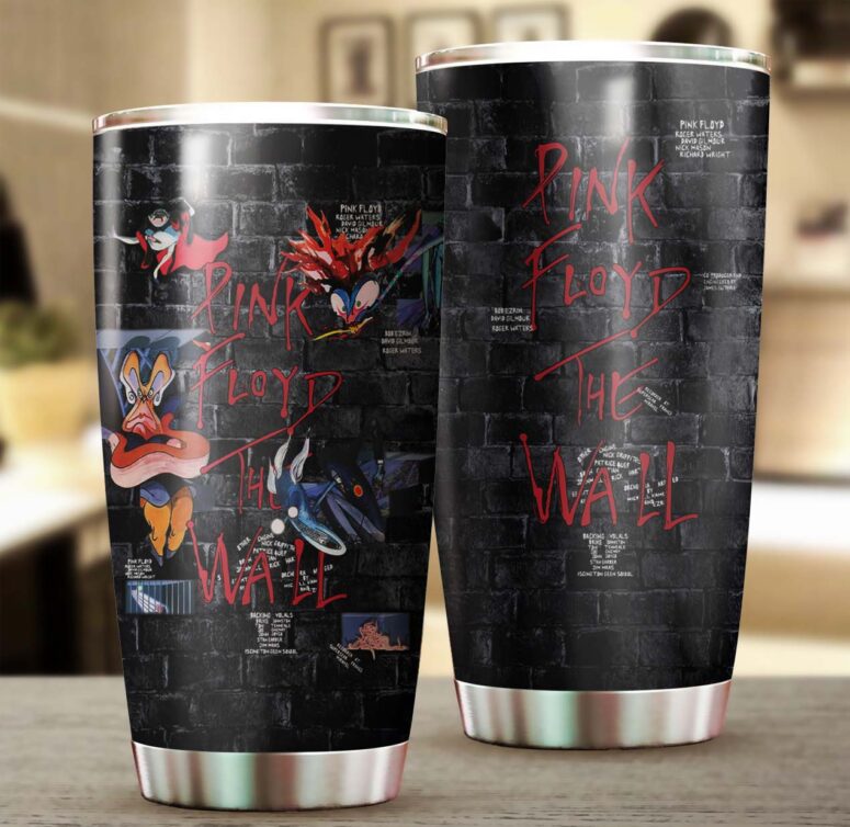 Pink Floyd The Wall Album Cover Black Wall Vintage Tumbler