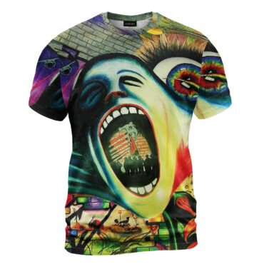 Pink Floyd The Wall Hammer WYWH Flower Vintage Shirt