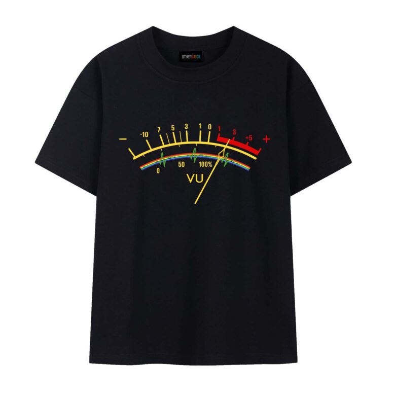 Pink Floyd Wave Vu Meter Dark Side Of The Moon Heart Beat Shirt