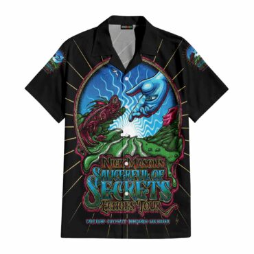 Nick Mason Poster Saucerful Of Secrets Echoes Tour 2022 Hawaiian Shirt