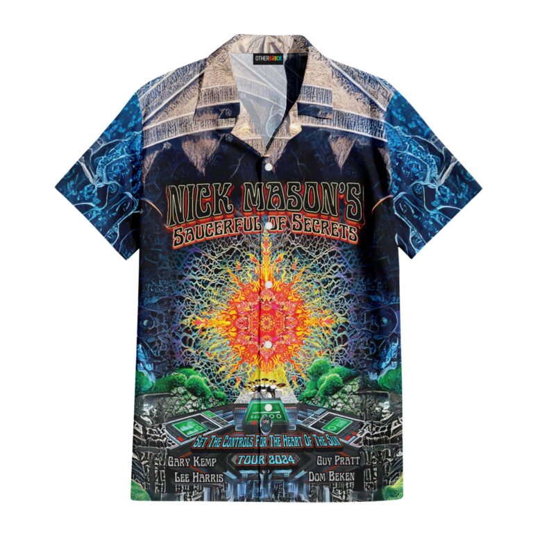 Nick Mason Saucerful of Secrets Set The Controls Tour Hawaiian Shirt