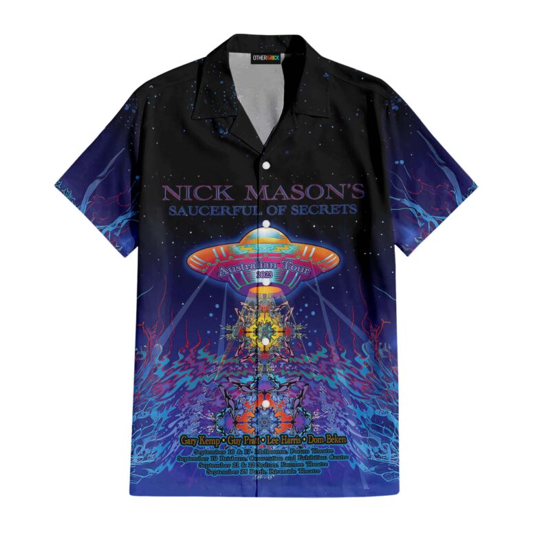 Nick Mason Saucerful of Secrets Australian Tour 2023 Hawaiian Shirt