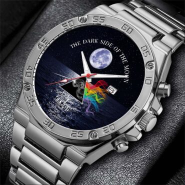 Dark Side Of The Moon 1973 Pink Floyd  Powermatic Silver Watch