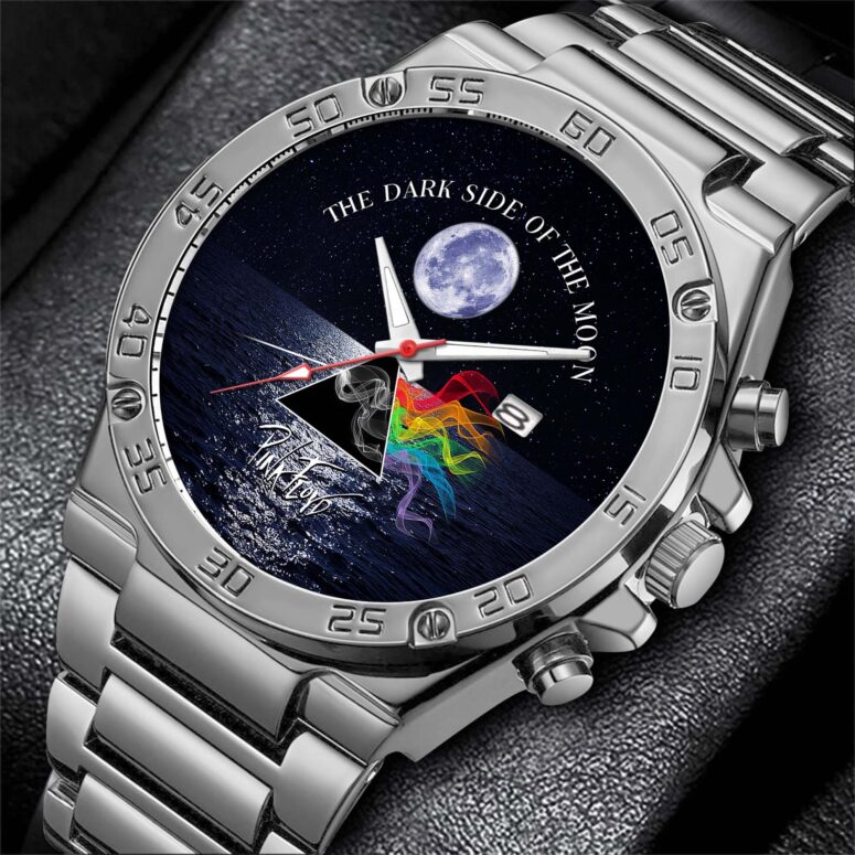Dark Side Of The Moon 1973 Pink Floyd  Powermatic Silver Watch