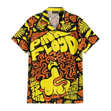 Pink Floyd Concert 1970 The Electric Factory Hawaiian Shirt
