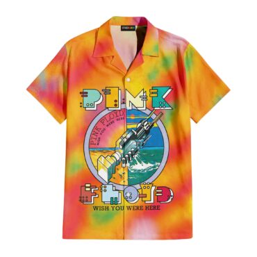 Robot Handshake Pink Floyd Wish You Were Here Hawaiian Shirt