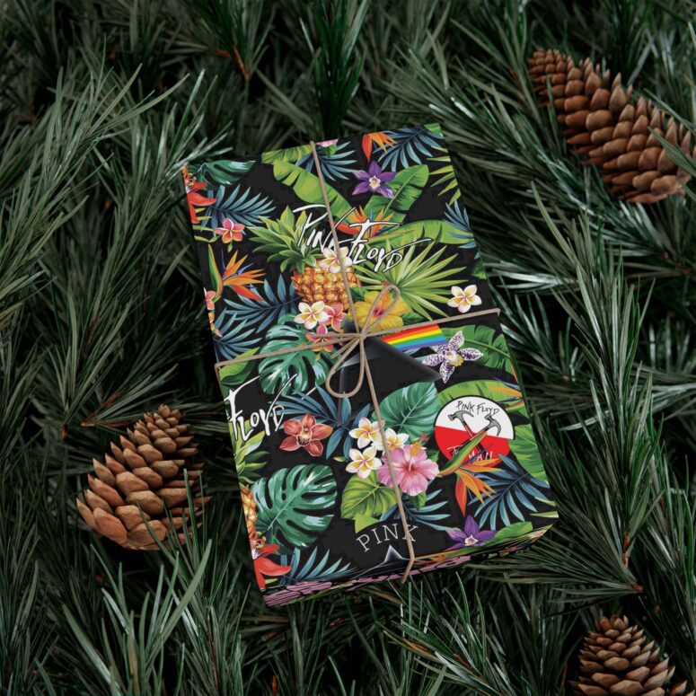 Album Icon The Wall DSOTM Pink Floyd Tropical Plants Wrapping Paper