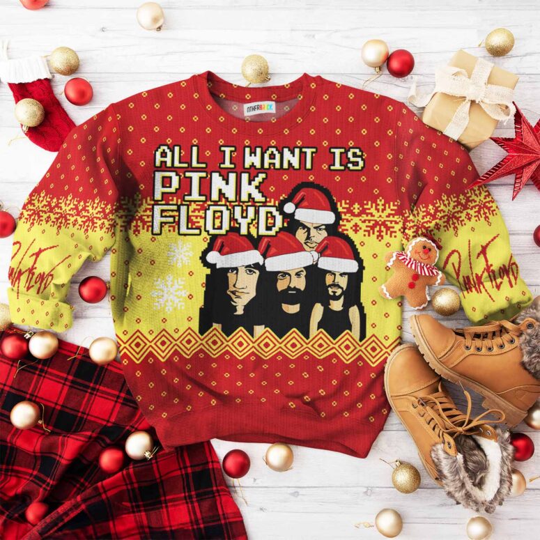 All I Want For Christmas Is Pink Floyd Ugly Christmas Sweater